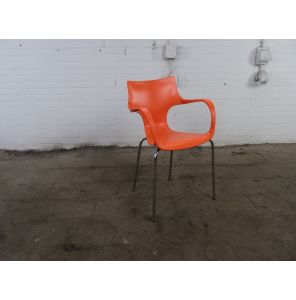 Acta | Tweedehands | Kantinestoel | Oranje | Kunststof KS265