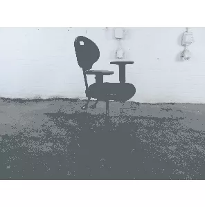 Werkplaatsstoel | Gebruikt | Met softwielen | Zwart | OS247