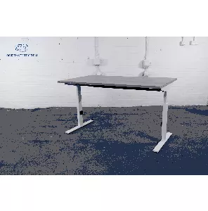 Bureau | Jong gebruikt | Wit T-poot frame | Robson eiken blad