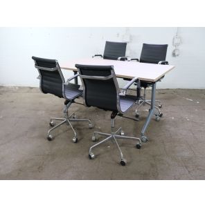 Klaptafel | Tweedehands | Robson eiken blad | Grijs  OT202