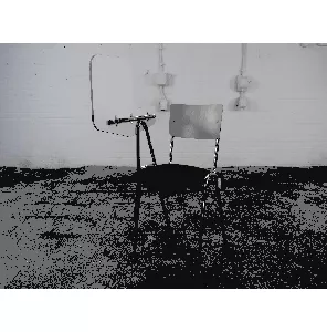 Kantinestoel met klaptafeltje | Tweedehands | Beuken | KS230