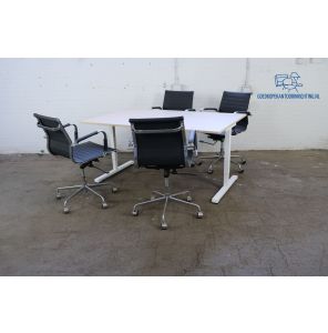 Vitra Joyn | Vergadertafel | Tweedehands | Wit blad | Wit frame | VT291