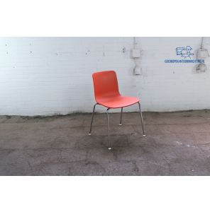 Vitra 717 | Tweedehands | Stoel | Oranje | Chromen frame | OS255