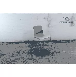 Vitra 717 | Tweedehands | Stoel | Oranje | Chromen frame | OS255