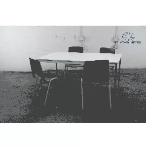 Lensvelt | Kantinetafel | Tweedehands | Grijs blad | Grijs frame | KT269