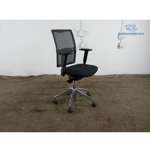 Bureaustoel | Tweedehands | Mesh rug | Chromen | BS184