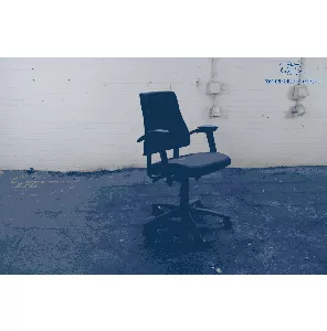 BMA AXIA | Bureaustoel | Gebruikt | Donker toupe gestoffeerd | Zwart onderstel | BS340