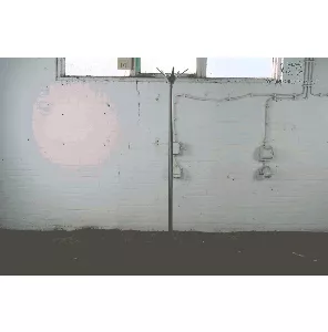 Kapstok | Tweedehands | Staand | Zilvergrijs | Zwarte voet | SK21