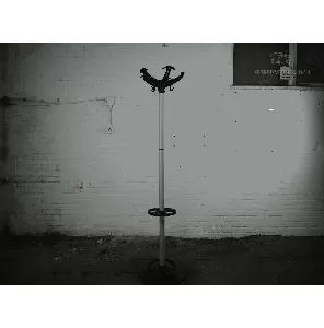 Kapstok | Tweedehands | Zwart / zilvergrijs | Staand | Parapluhouder | SK220