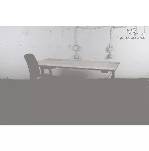 Zit-Sta Bureau | Jong gebruikt | Elektrisch verstelbaar | Halifax blad | Zwart frame | 180x80 cm | BT454