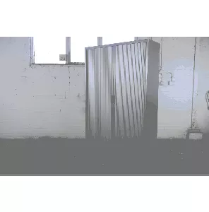 Voortman | Roldeurkast | Tweedehands | Zilvergrijs | 3 legborden | 2x lade | HK287