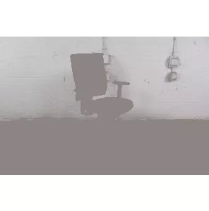 Dauphin | Bureaustoel | Zwart gestofferd | Zwart frame | Schuifzitting | BS354