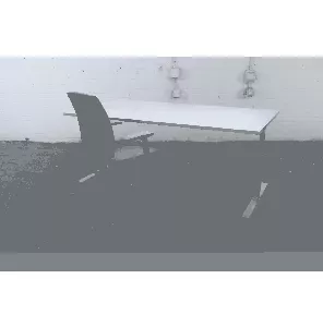 Twinform | Bureau | Tweedehands | Naturel eiken blad | Grijs frame | BT467