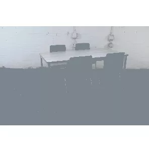 Drentea | Kantinetafel | Tweedehands | Havanna blad | Zilvergrijs frame | KT296