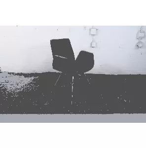 Deberenn | Vergaderstoel | Tweedehands | Chromen frame | Rode vilt | VS357