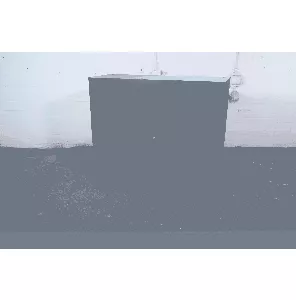 Roldeurkast | Jong gebruikt | Zwart | 2 legborden | MK289