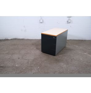 Ahrend | Ladeblok | Tweedehands | Zilvergrijs/ antraciet | 4 lades | LB356