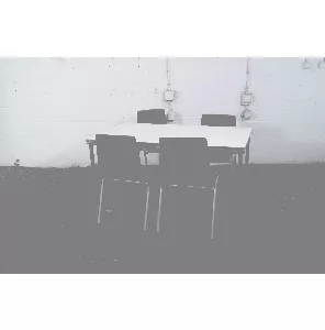 Ahrend | Kantinetafel | Tweedehands | Ahorn blad | Zilvergrijs frame | KT298