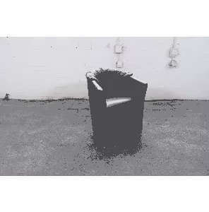 Fauteuil | Tweedehands | Echt leder | Zwart | OS270