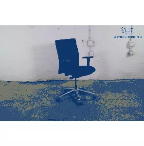 Interstuhl | Bureaustoel | Tweedehands | Zwart gestoffeerd | 4D armleggers | BS377