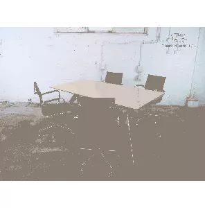 Ahrend | Vergadertafel | Tweedehands | Peren hout | VT252