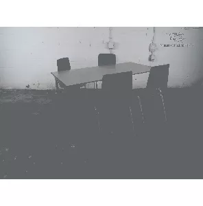 Ahrend | Kantinetafel | Tweedehands | Beuken volkern blad | Grijs / zwart frame | KT249