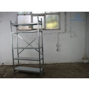 Archiefstelling | Gegalvaniseerd | Tweedehands | 5 legborden | KI232