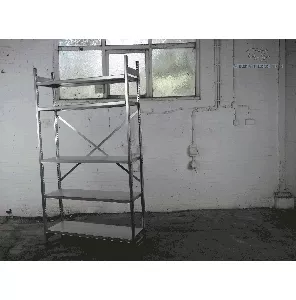 Archiefstelling | Gegalvaniseerd | Tweedehands | 5 legborden | KI232