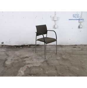 Vergaderstoel | Tweedehands | Olijfgroen | Armleggers  VS310