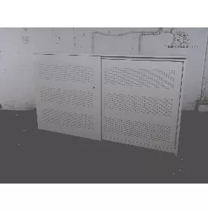 Akoestische schuifdeurkast | Tweedehands | Wit | MK249