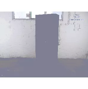 Hoge klapdeurkast | Jong gebruikt | 4 legborden | Antraciet | HK101