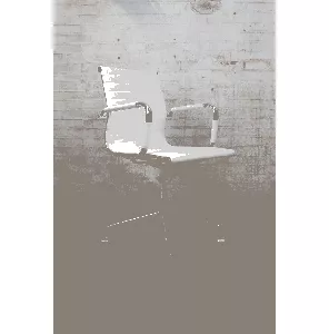 Design | Bureaustoel | Tweedehands |  Lage rugleuning | Wit | Kunstleder | BS171