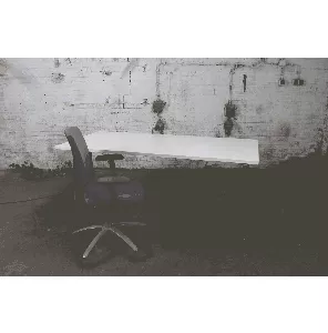 Bureau | Tweedehands | Zwart frame | Ahorn blad | BT25