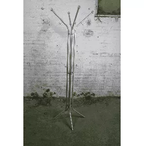 Kapstok | Tweedehands | Staand | Metaal | Zilvergrijs | SK07