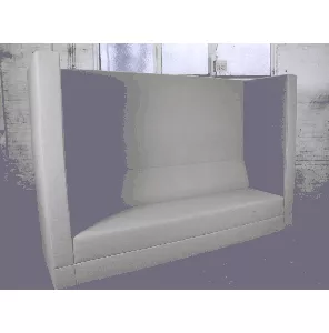 Palau | Akoestische stiltebank | Tweedehands | Taupe | Wolvilt | KI204